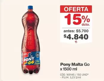 Pony - Malta Go x 1500 ml