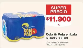 Cola & Pola en Lata
