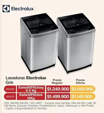 Electrolux - Lavadoras Ewiw95F6Usvg 9.5 Kg