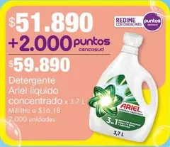 Ariel - Detergente Líquido Concentrado