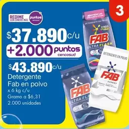 Fab - Detergente En Polvo