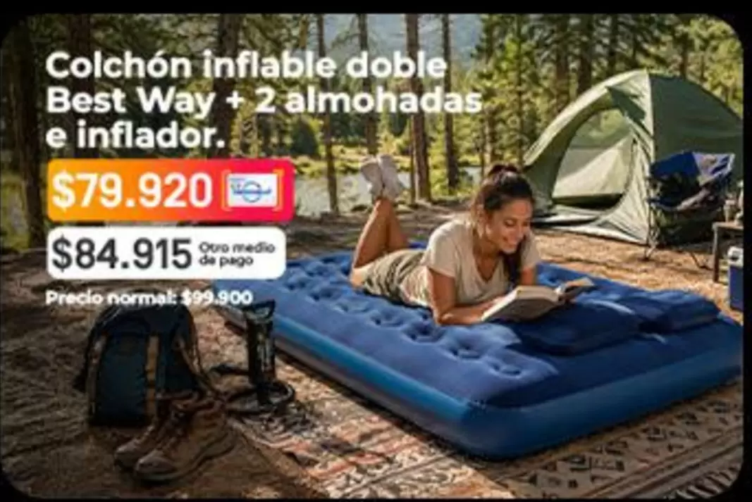 Colchón inflable doble