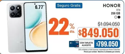 Honor - X7d 256 GB