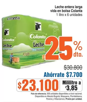 Colanta - Leche entera
