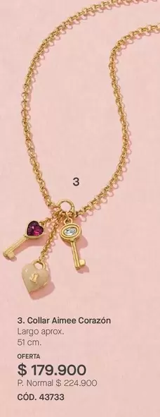 Collar Aimee Corazón