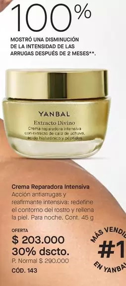 Yanbal - Crema Reparadora Intensiva