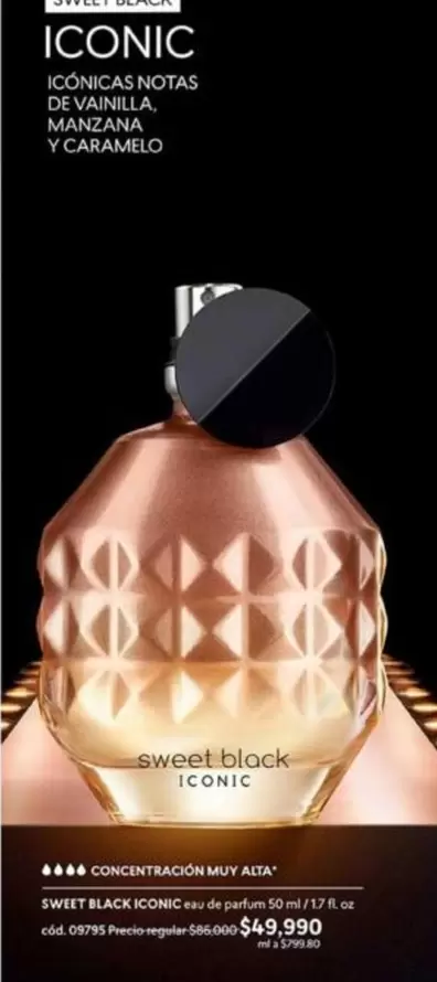sweet black - SWEET BLACK ICONIC eau de parfum 50 ml / 1.7 fl. oz.
