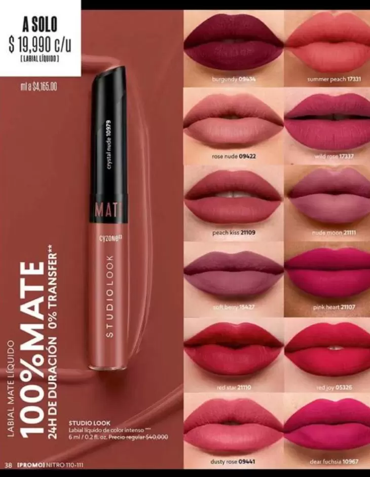 Intenso - LABIAL MATE LIQUIDO