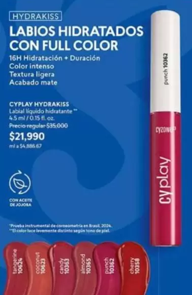 Intenso - LABIOS HIDRATADOS CON FULL COLOR
