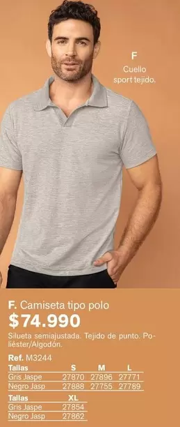 Camiseta tipo polo