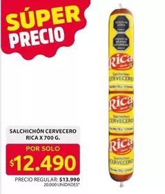 Rica - SALCHICHÓN CERVECERO