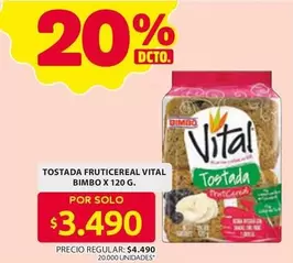 Vital - Tostada Fruticereal