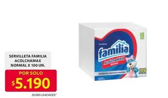 Familia - SERVILLETAS ACOICHAMAX NORMAL