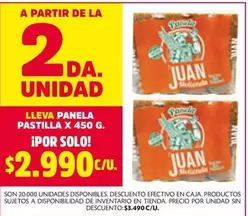Panela Pastilla