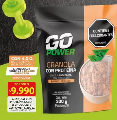 GRANOLA CON PROTEÍNA