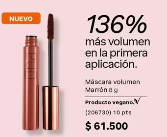 Máscara volumen Marrón 8 g