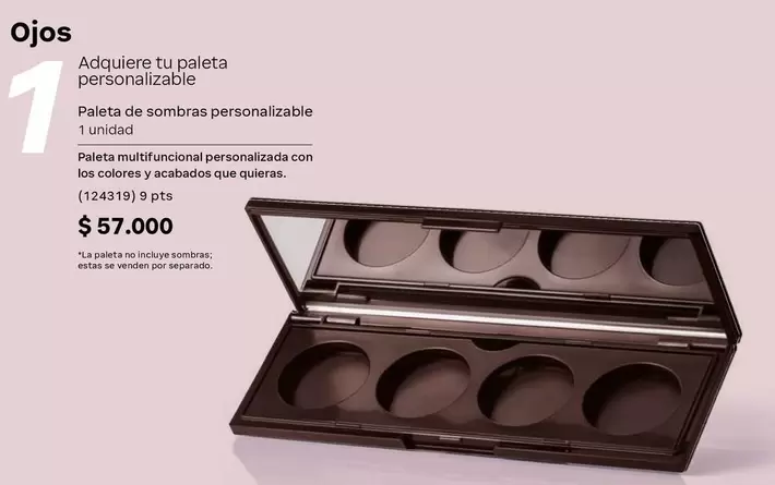 no - Paleta de sombras personalizable