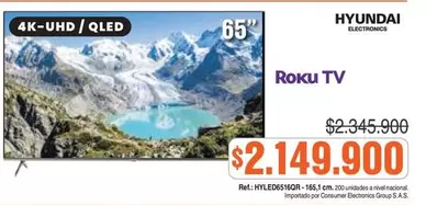 Hyundai - 4K-UHD / QLED TV 65"