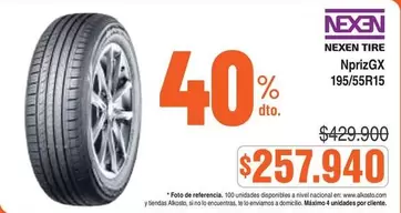 Nexen - NprizGx 195/55R15