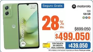 Motorola - G06 128 GB