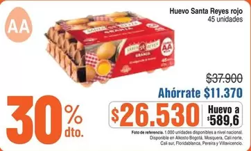 Santa Reyes - Huevo rojo