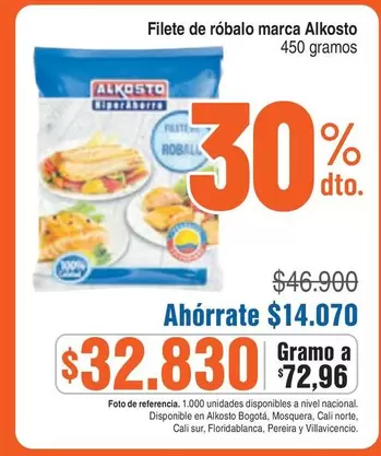 Alkosto - Filete de róbalo