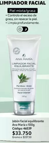 Ana María - Limpiador Facial Equilibrante