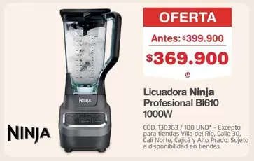 Ninja - Licuadora Profesional BI610 1000W