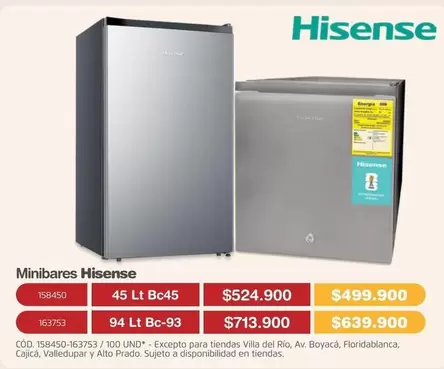 Hisense - Minibares
