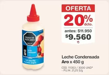 Aro - Leche Condensada x 450 g