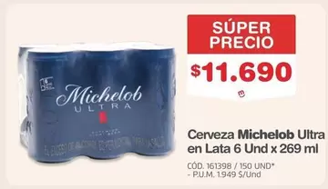 Cerveza en Lata 6 Und x 269 ml