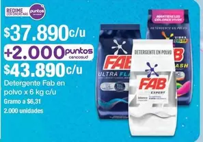 Fab - Detergente En Polvo