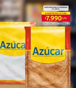 Azúcar Blanca o Morena