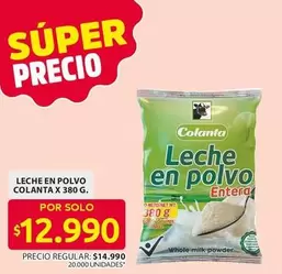 Colanta - Leche en polvo