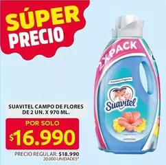 Suavitel - SUAVITEL CAMPO DE FLORES DE 2 UN.