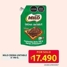 Milo - CREMA UNTABLE