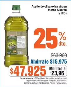 Alkosto - Aceite de oliva extra virgen