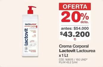 Lactovit - Crema Corporal Lactourea