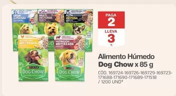 Dog chow - Alimento Húmedo Dog Chow x 85 g CÓD. 169724-169726-169729-169723-171688-171690-171689-171518 / 1200 UND