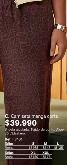 Camiseta manga corta