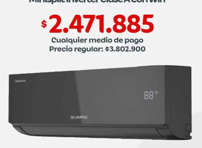 Pago - Minisplit Inverter Clase A