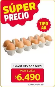 HUEVOS TIPO AA