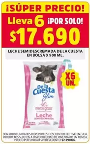 Cuesta - LECHE SEMIDESCREMADA