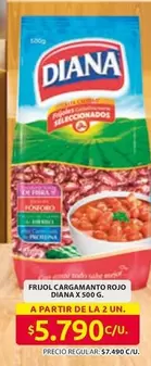 Diana - Frijol Cargamanto Rojo