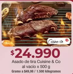 Cuisine & Co - Asado De Tira