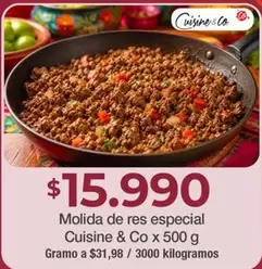 Cuisine & Co - Molida De Res Especial