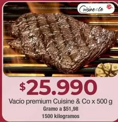 Cuisine & Co - Vacio Premium