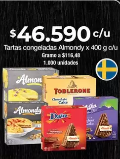 Tartas congeladas