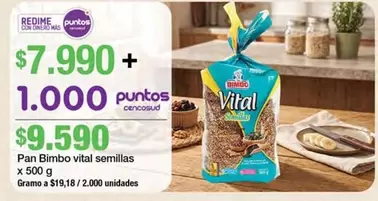 Bimbo - Pan Vital Semillas