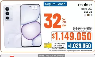 Nacional - Realme C100 256 GB